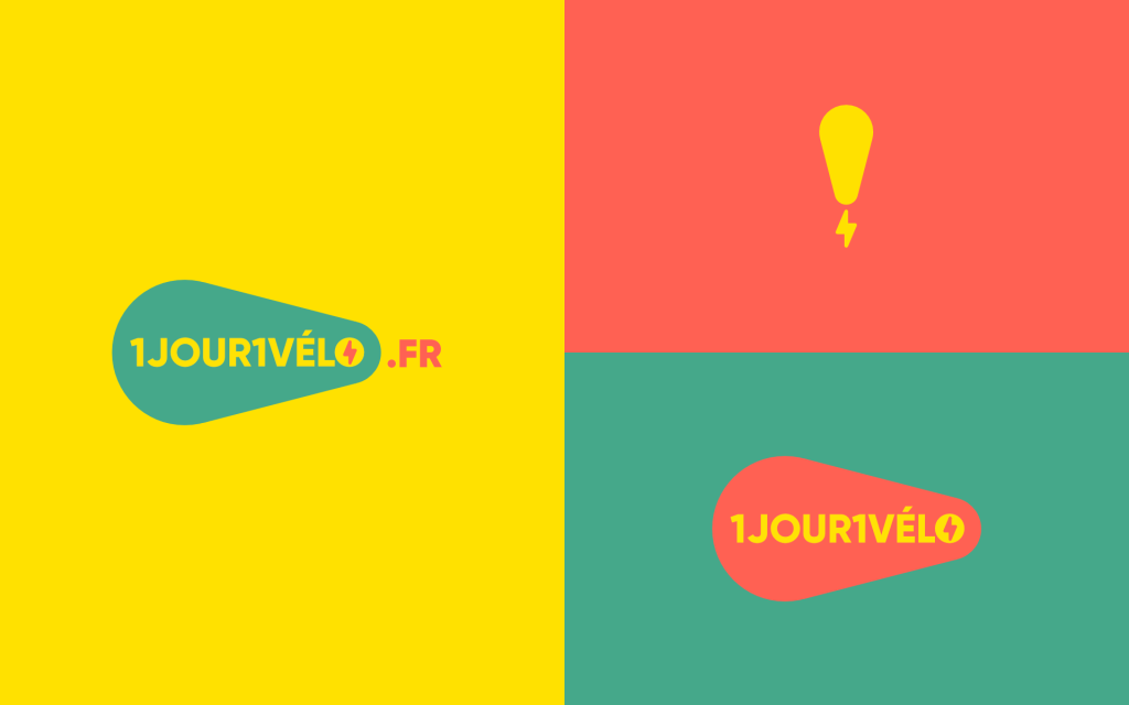 Logos pour 1 jour un 1 velo
